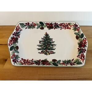 Spode christmas tree 2023 annual dessert tray